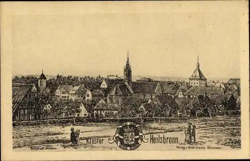 Künstler Ak Heilsbronn in Mittelfranken, Kloster Heilsbronn
