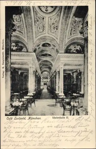 Ak München, Cafe Luitpold, Säulenhalle II
