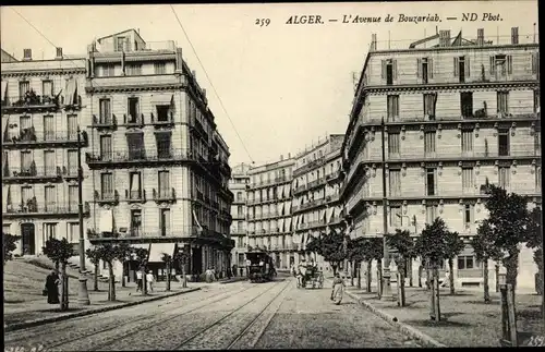 Ak Algier Alger Algerien, L'Avenue de Bouzareah