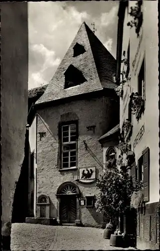 Ak Beilstein an der Mosel, Straßenpartie