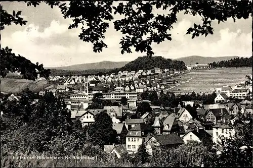 Ak Gladenbach Hessen, Durchblick zum Ort