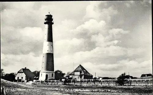 Ak Insel Pellworm Nordfriesland, Leuchtturm