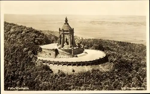 Ak Porta Westfalica an der Weser, Kaiser-Wilhelm-Denkmal