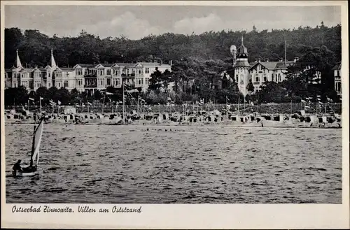 Ak Ostseebad Zinnowitz auf Usedom, Villen am Oststrand