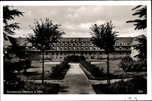 Ak Utersum Insel Föhr Nordfriesland, Sanatorium