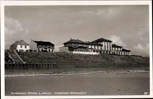 Ak Wittdün auf Amrum Nordfriesland, Kinderheim Wilmersdorf