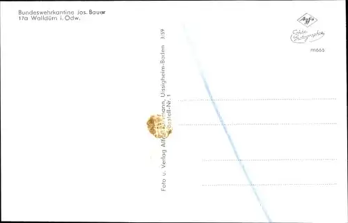 Ak Walldürn im Odenwald, Teilansicht