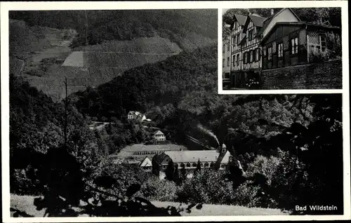 Ak Bad Wildstein Traben Trarbach an der Mosel, Pension Schnitzius