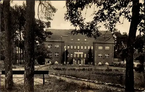 Ak Ostseebad Lubmin in Pommern, Reichsbahn-Kindererholungsheim Ernst Kamieth