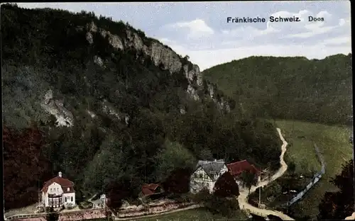 Ak Doos Waischenfeld in der Fränkischen Schweiz Bayern, Teilansicht