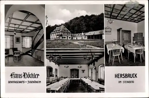 Ak Hersbruck in Mittelfranken, Gewerkschafts-Jugendheim Hans Böckler