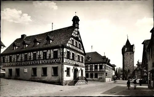 Ak Herzogenaurach in Mittelfranken, Rathaus, Fehnturm