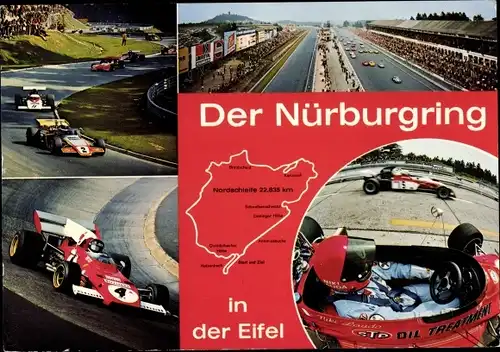 Ak Nürburgring, Renn- und Touristenstrecke, Formel-1-Wagen