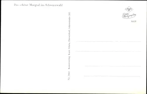 Ak Murgtal im Schwarzwald, Schwarzenbachtalsperre, Forbach, Schloss Eberstein u. Favorite, Kraftwerk