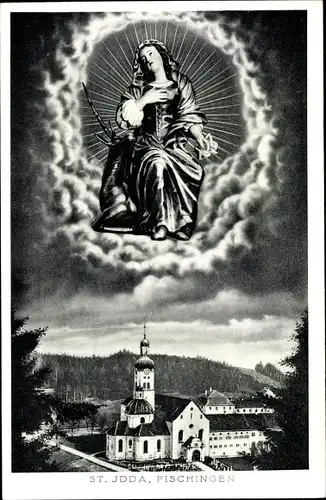 Ak Fischingen Kanton Thurgau Schweiz, Kloster Fischingen, St. Idda
