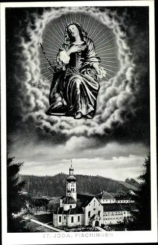 Ak Fischingen Kanton Thurgau Schweiz, Kloster Fischingen, St. Idda