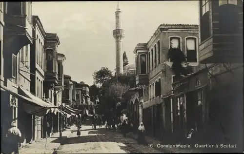 Ak Konstantinopel Istanbul Türkei, Quartier a Scutari