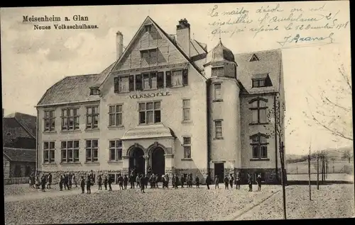 Ak Meisenheim am Glan Pfalz, Neues Volksschulhaus, Volksschule