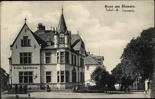 Ak Simmern im Hunsrück, Kreissparkasse