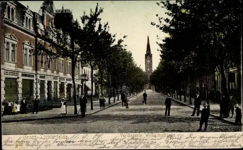 Ak Berlin Steglitz Groß Lichterfelde, Verlängerte Wilhelmstraße