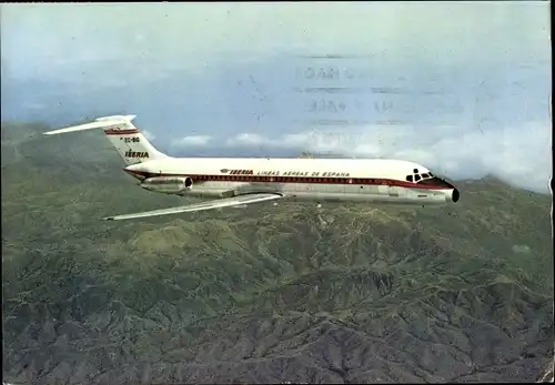 Ak Passagierflugzeug Douglas DC 9 Jet Series 30, Iberia