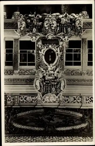 Ak Eisenberg in Thüringen, Schlosskirche, Fürstenstuhl