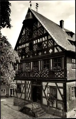 Ak Marktzeuln in Oberfranken, Rathaus