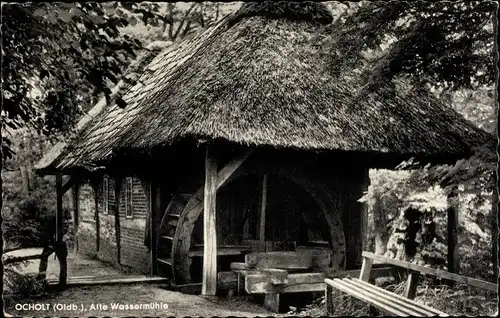 Ak Ocholt Howiek Westerstede im Kreis Ammerland, alte Wassermühle