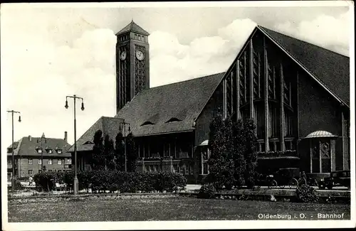 Ak Oldenburg, Bahnhof