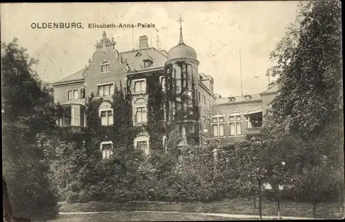 Ak Oldenburg im Großherzogtum Oldenburg, Elisabeth Anna Palais