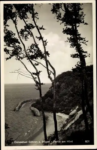 Ak Ostseebad Göhren auf Rügen, Partie am Hövt