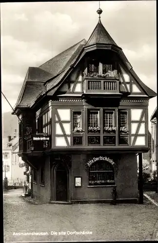 Ak Assmannshausen Rüdesheim am Rhein, Alte Dorfschänke