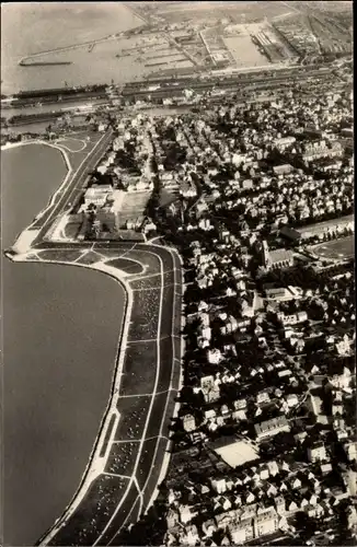 Ak Nordseebad Cuxhaven, Partie am Seedeich