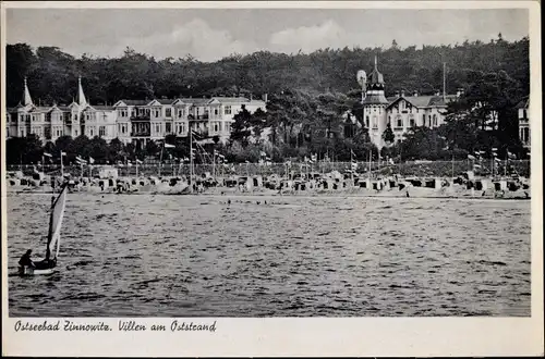 Ak Ostseebad Zinnowitz auf Usedom, Villen am Oststrand