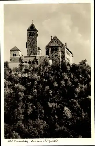 Ak Weinheim an der Bergstraße Baden, W.S.C. Wachenburg