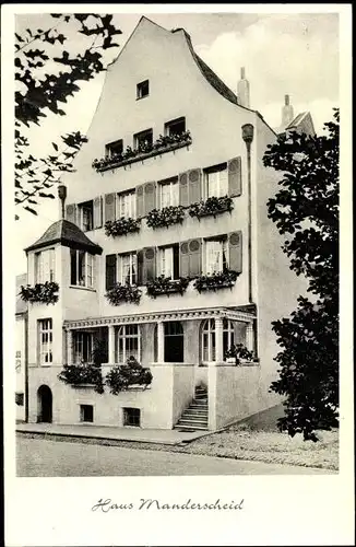 Ak Manderscheid in der Eifel Rheinland Pfalz, Erholungsheim Haus Manderscheid