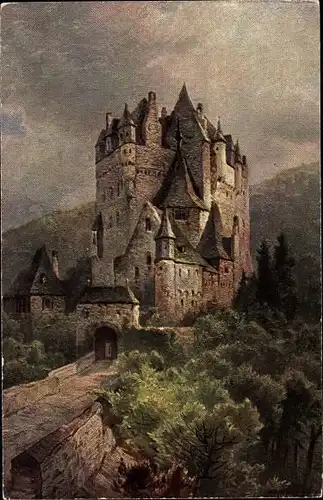 Ak Münstermaifeld bei Ochtendung, Burg Eltz an der Mosel