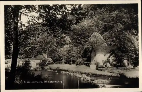 Ak Behringersmühle Gößweinstein in Oberfranken, Stempfermühle