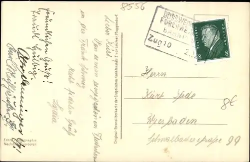 Ak Behringersmühle Gößweinstein in Oberfranken, Stempfermühle