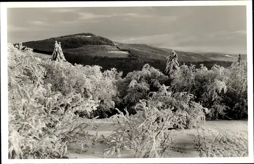 Ak Niederreifenberg Schmitten im Taunus, Großer Feldberg, Blick auf Altkönig, Winter