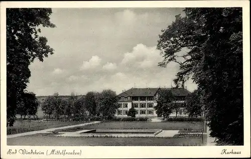 Ak Bad Windsheim in Mittelfranken, Kurhaus