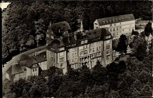 Ak Rosbach Windeck an der Sieg, Sanatorium, Fliegeraufnahme