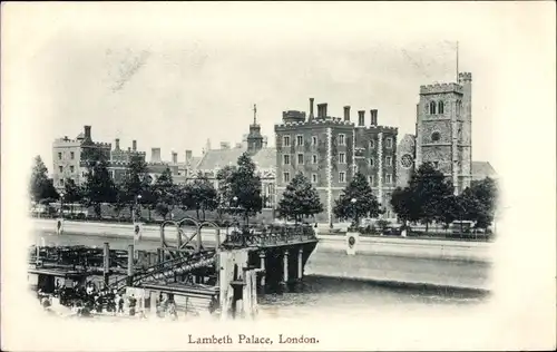 Ak London City England, Lambeth Palace