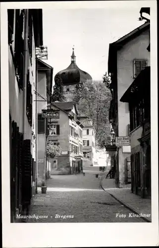 Ak Bregenz am Bodensee Vorarlberg, Maurachgasse, Kino