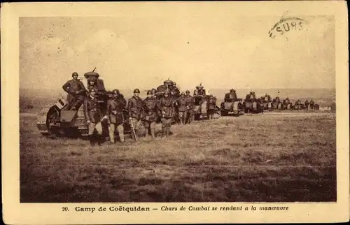 Ak Camp de Coëtquidan Morbihan, Chars de Combat