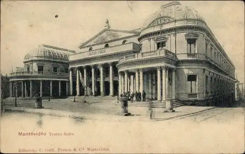 Ak Montevideo Uruguay, Teatro Solis