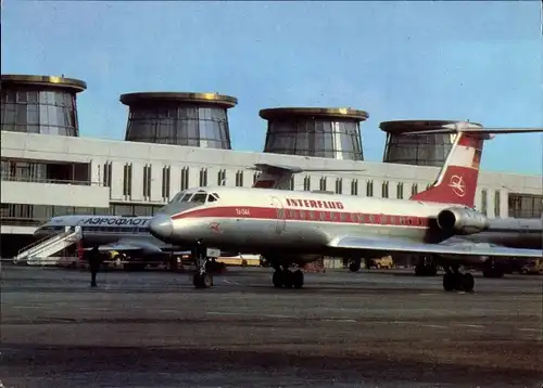 Ak Leningrad Sankt Petersburg Russland, Tupolew Tu-134, Flughafen, Interflug, Aeroflot