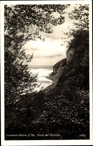 Ak Ostseebad Göhren auf Rügen, Partie am Hochufer