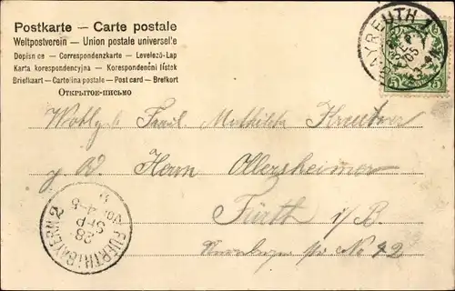 Ak Frauenportrait, Dame im langen Kleid, Stab