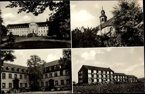 Ak Ringelheim Salzgitter in Niedersachsen, Kirche, Schloss